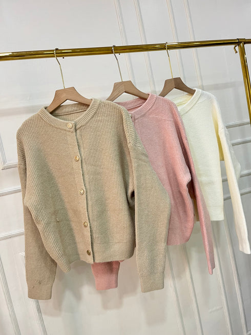 Women Casual Button Down Cardigan
